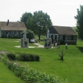 Houses at the Strawbridge Shrine