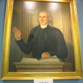 Painting of Francis Asbury at the Lovely Lane United Methodist Church