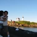 Ethan and Sarah at Nubble Light