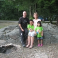The Willises pose in York Beach Maine