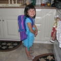 Sarahs first day of preschool