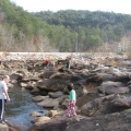 Walking at the Ocoee River