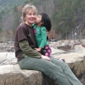 Posing on the Ocoee River